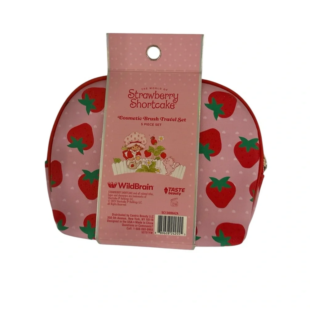 Strawberry Shortcake Cosmetic Brush Travel Set - Picture 3 of 8